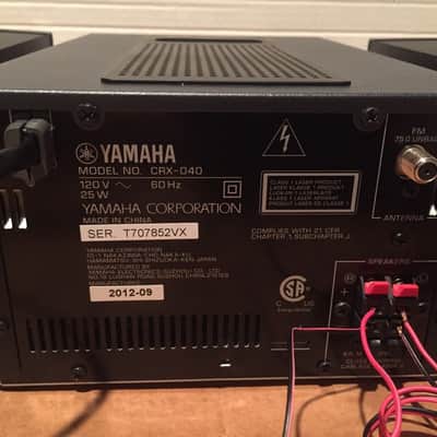 Yamaha CRX-040 CD Player iPod Dock Micro Portable USB Stereo Receiver Sound System Great Working image 6