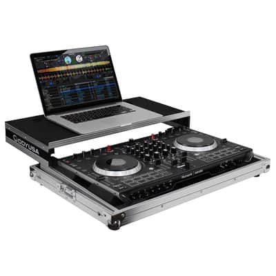 Odyssey FRGSNS6II, Low Profile Case with Glide Platform for Numark NS6II Controller image 3