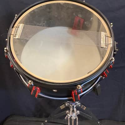ddrum - HYSD6X13SB 6x13" Hybrid Snare Drum with Built-In Trigger 2010s - Black, Red image 20