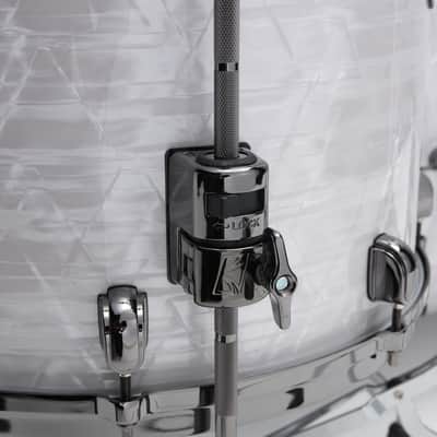 Tama WBR42TBNS-WPL Starclassic Walnut/Birch Duracover Wrap Shell Kit 4 pcs - White Pearl/Black Nickel HW image 4