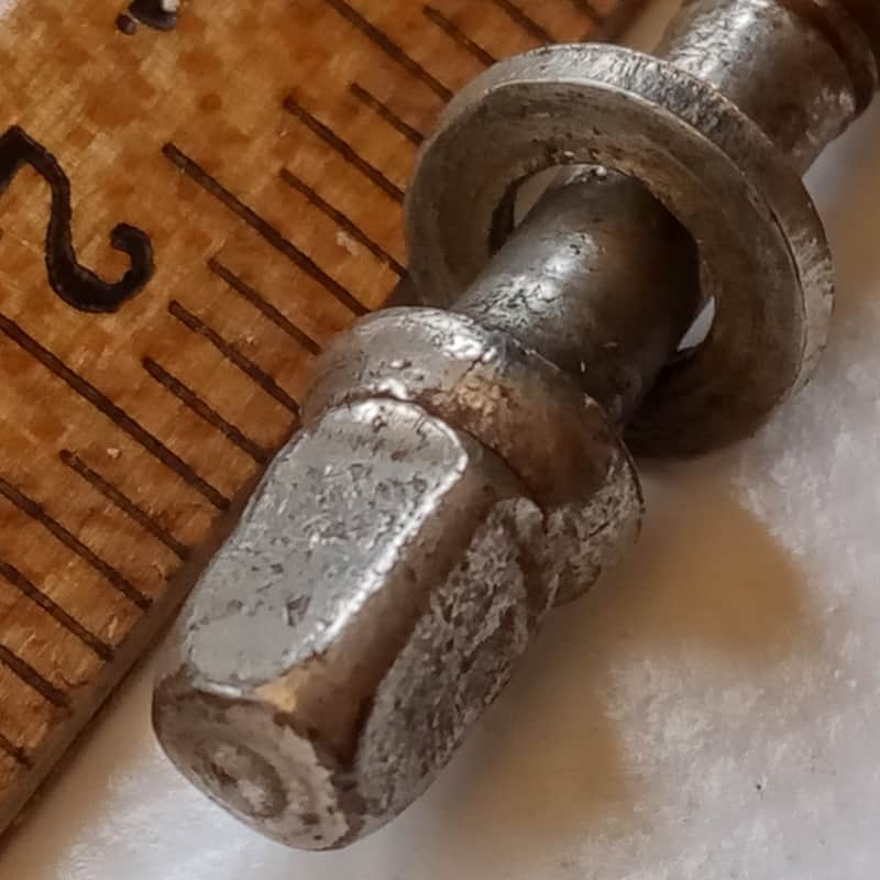 Leedy/Duplex 1 7/8"Thin-Head T-Rod 12-24 Snare/Tom Drum Nickel Tension Vintage20 image 1