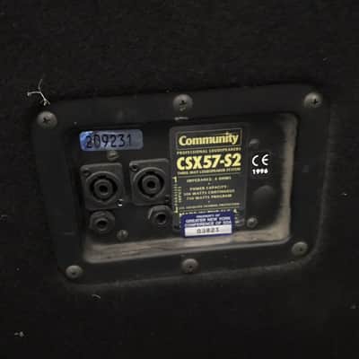 Community CSX57-S2 PA Speakers Passive Pair Tour, Venue, concert, Bar image 5