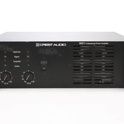 Crest Audio 8001 Professional Stereo Power Amplifier #47927 image 2