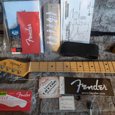 Fender American Elite Telecaster with Maple Fretboard Butterscotch Blonde 2017 w Extras and OHSC image 6