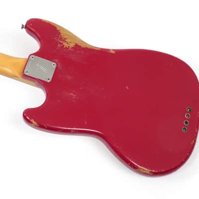 1966 Fender Mustang Bass - Dakota Red - Early First Run First Year Example! image 5