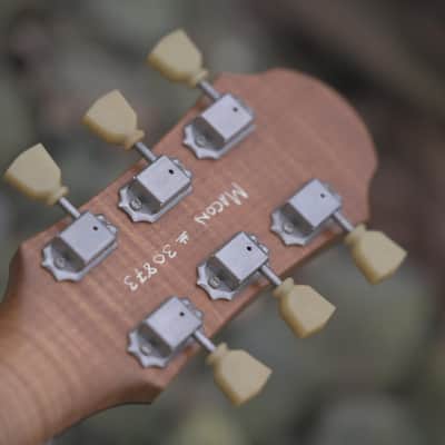 Patrick James Eggle Macon Single Cut Semi Hollowbody - Nitro Tobacco Burst image 7