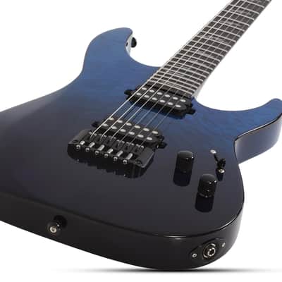 Schecter Reaper-6 Elite Deep Ocean Blue image 2