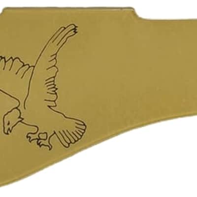 Genuine Gretsch Pickguard G6136 White Falcon Cut For Filter'Tron Pickups, Gold