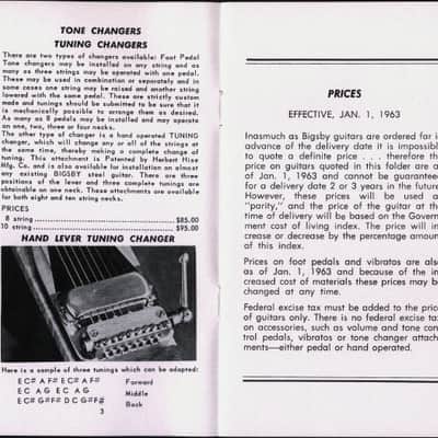 Bigsby Catalog 1963 image 3