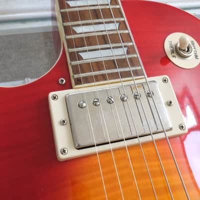 Epiphone Les Paul Standard '50s with Left-Handed - Washed Cherry Sunburst image 4