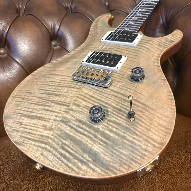 2017 PRS Custom 24 10-Top - Trampas Green | Reverb