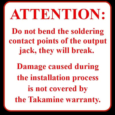 Takamine 4 Pin Phantom Power Upgrade Jack / CTP-1 CTP-2 CTP-3 PreAmp GOLD Pre Wired RARE image 9