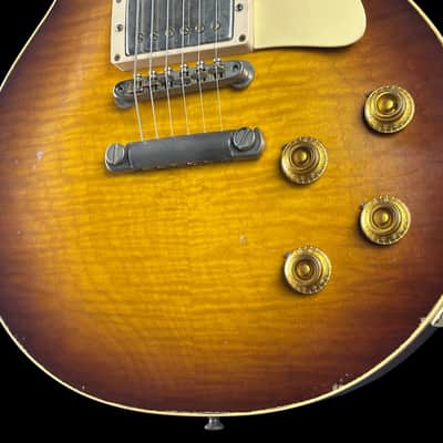 Gibson Custom Dealer Select 1959 Les Paul Brazilian Golden Poppy Light Aged w/case 96065 image 8