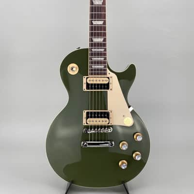 Gibson Les Paul Classic 2021 Olive Drab Green Exclusive Collection image 1