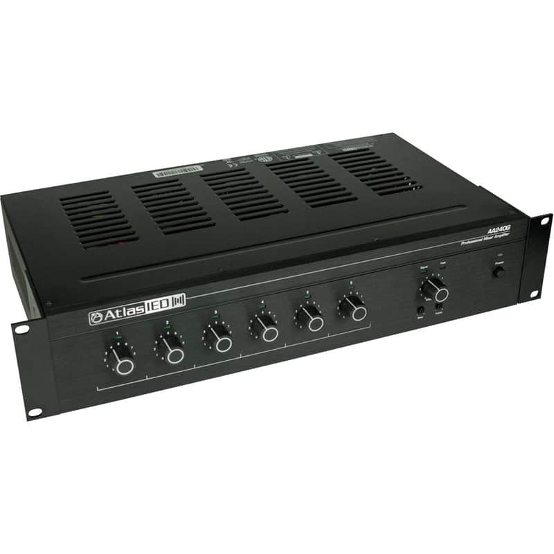 Atlas Sound AA240G 6-Input, 240-Watt Mixer Amplifier image 1