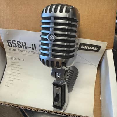 Shure 55SH Series II Unidyne Cardioid Dynamic Microphone 2004 - Present - Silver
