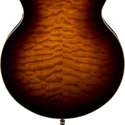 Gretsch G5655T-QM Electromatic Jr. Semi-Hollow Electric Guitar, Laurel Fingerboard, Sweet Tea image 3