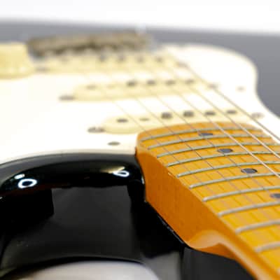 Late 90s Fender Stratocaster '57 Reissue ST57 Electric Guitar - CIJ - Black image 7