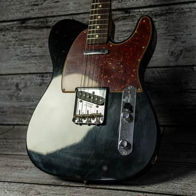 Fender Custom Shop 1963 Telecaster Journeyman Relic - 3A Rosewood Fingerboard, Black image 10