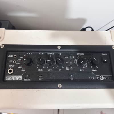 Blackstar ID:CORE Stereo 10 V2 2x5-Watt 2x3" Programmable Guitar Combo 2010s - Cream image 2