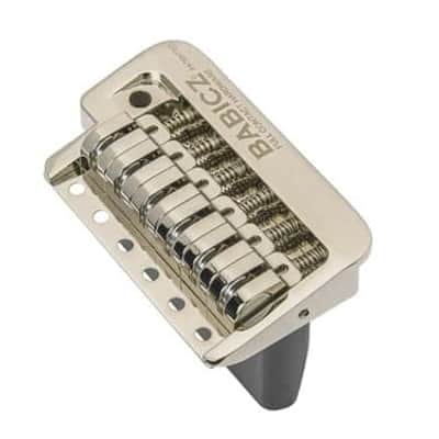 Babicz FCHSTRAT Full Contact Hardware Strat-Style Bridge – Nickel Finish image 3