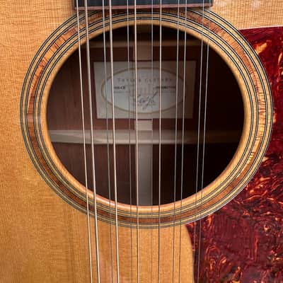 2002 Taylor 555ce Jumbo 12-String – Spruce/Mahogany – Fishman – OHSC image 6