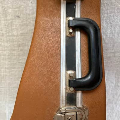 Vintage 1970's Ovation Deep Bowl Acoustic Guitar Case Round Back Brown USA - No Guitar CASE ONLY image 8