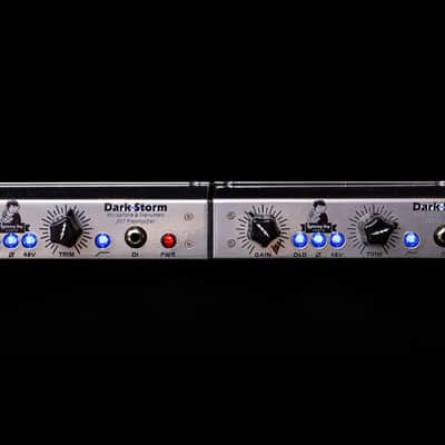 Lightning Boy Audio Dark Storm Stereo Mic & instrument Preamp 19" rack image 1