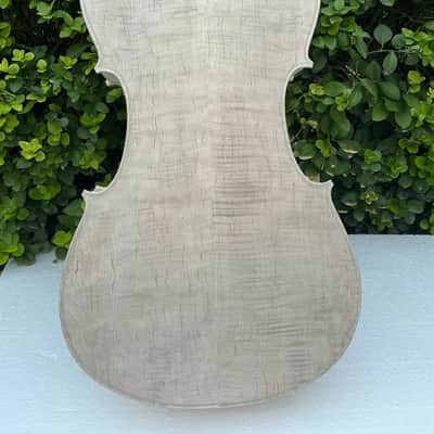 Stradivari left-handed unfinished cello 4/4 Old spruce ,100% Hand Made image 8