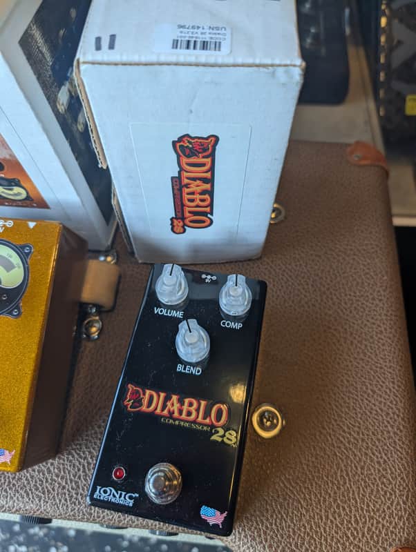 ICONIC effects Diablo 28 transparent compressor USA made boutique pedal image 1