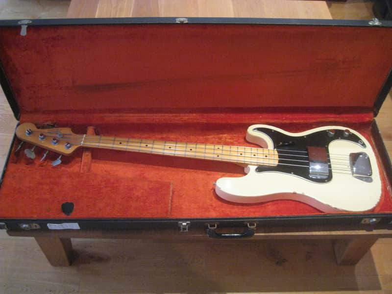 Fender Precision Bass with Slab Body and Maple Fretboard Blonde 1966 image 1
