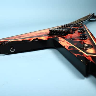 2007 Dean Dimebag Razorback V255 Explosion Guitar image 12