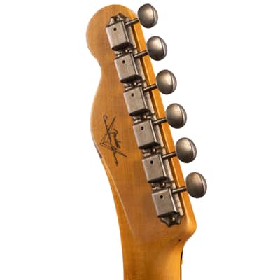 Fender Custom Shop 1960 Telecaster Custom Heavy Relic Aged Black (989) image 5
