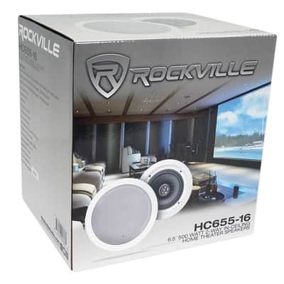 (20) Rockville HC655-16 6.5" 500 Watt In-Ceiling Home Theater Speakers 16 Ohm image 10