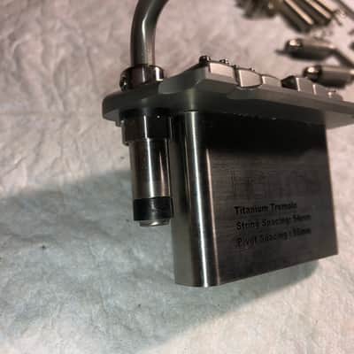Hantug Titanium  V2 tremolo bridge- Brand New 54mm Spc. image 5