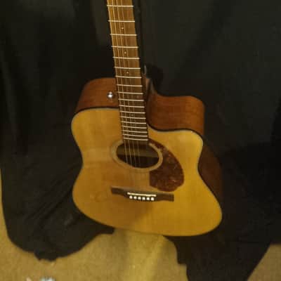 Fender CD-140SCE with Walnut Fretboard 2017 - Present - Natural image 1