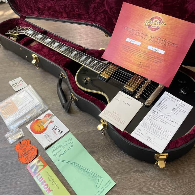 Gibson 1957 Les Paul Custom Shop Historic Reissue 2005 - Black image 1