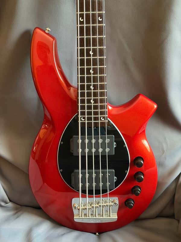 Ernie Ball Music Man Bongo 5 HH 2025 Blood Orange image 1