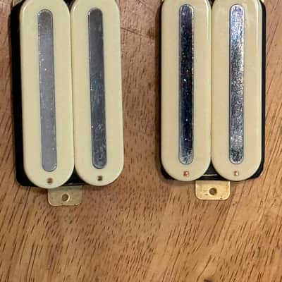 Dragon Fire Power Rails Humbucker Set 2023 - Double Cream Handmade DiMarzio X2N Power Plus Clones image 2