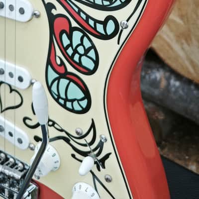 Fender Jimi Hendrix Artist Series Signature Monterey Stratocaster 2017 - 2018 - Monterey Graphic image 4