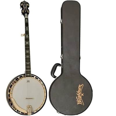 Washburn B17K Americana Series Flame Maple 5-String Banjo w/Hardshell Case - (B-Stock) image 1