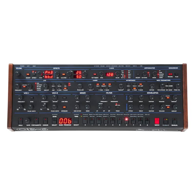 Sequential OB-6 Desktop Polyphonic Analog Synthesizer - Open Box, Like New image 1