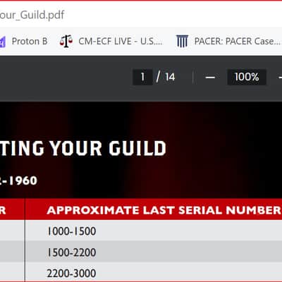 Guild F-30 Serial No. AI. 2849 image 15