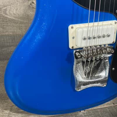Mosrite 'The Ramones Model' 2005 - Metallic Blue - New Old Stock, Made in USA image 8