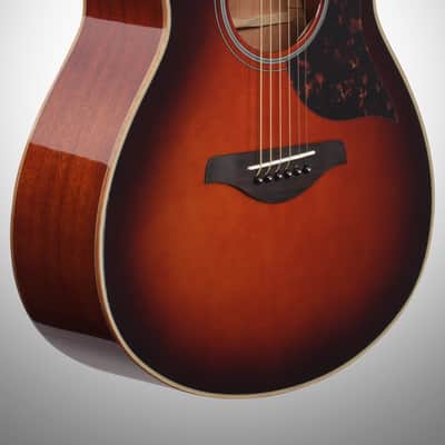 Yamaha AC1M Acoustic-Electric Guitar, Tobacco Brown Sunburst image 2