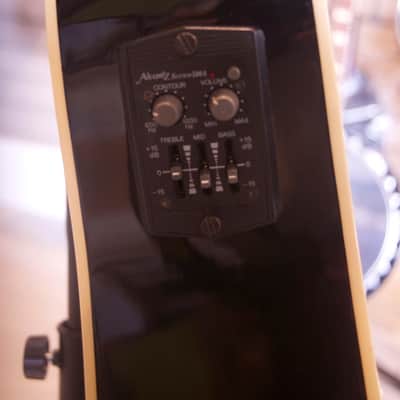 Alvarez 5088C 1980's Black Acoustic Electric image 9
