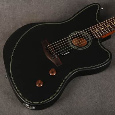 Fender Acoustasonic Standard Jazzmaster - Black - 2nd Hand image 11