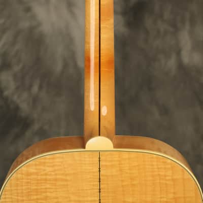 1962 Gibson J-200 Natural/BLONDE with highly figured flame maple back + sides image 20