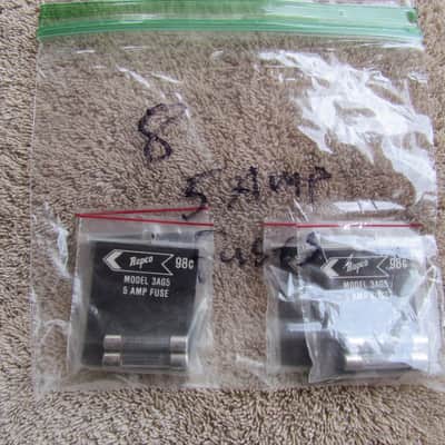 Rapco Model 3AG5 5 Amp Fuses Lot of 8 NOS 5 Amp Fuses In Original Packaging 8 Rapco 5 Amp Fuses NOS image 2