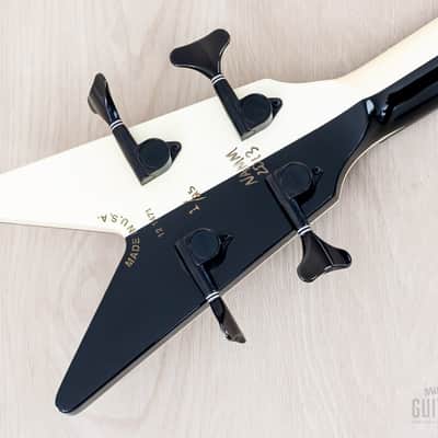 2012 Dean USA Michael Schenker Flying V Bass NAMM Limited Edition, 1 of 25, Signed w/ Case image 5